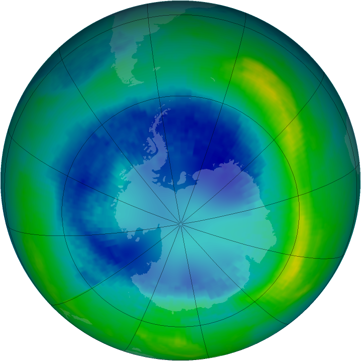 Ozone Map 2004-08-28